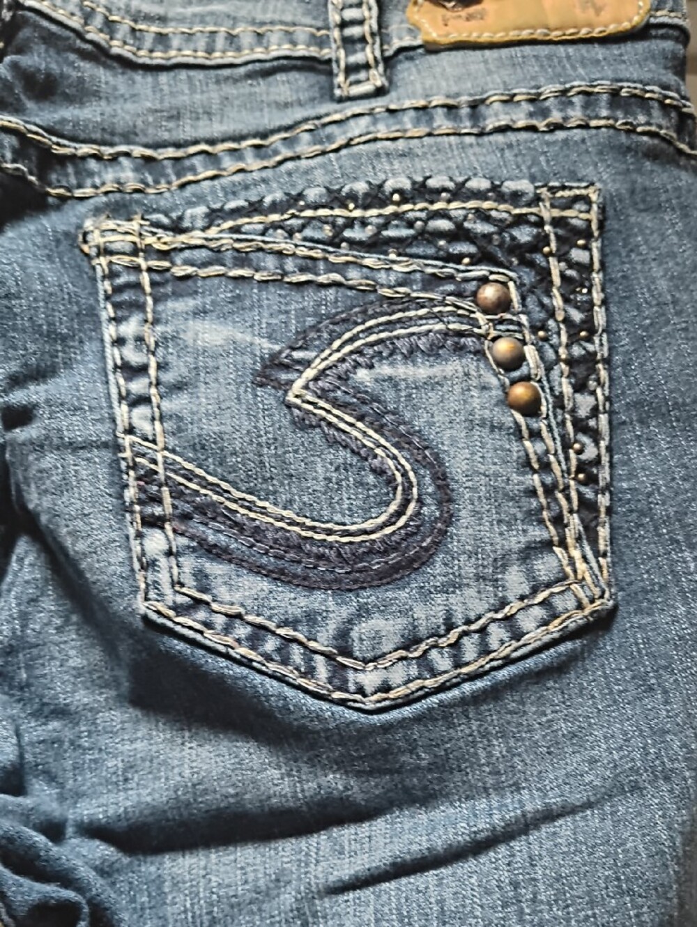 Silver Jeans Blue Washed Boot Cut Jeans - Picture 8 of 11